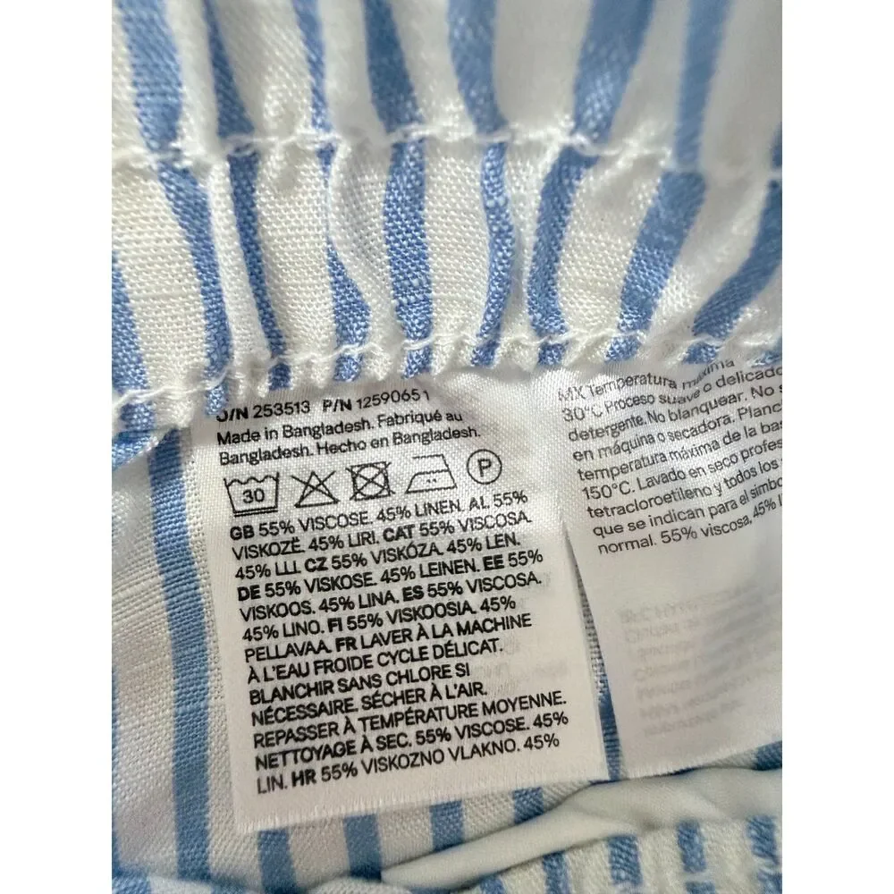H&M blue white